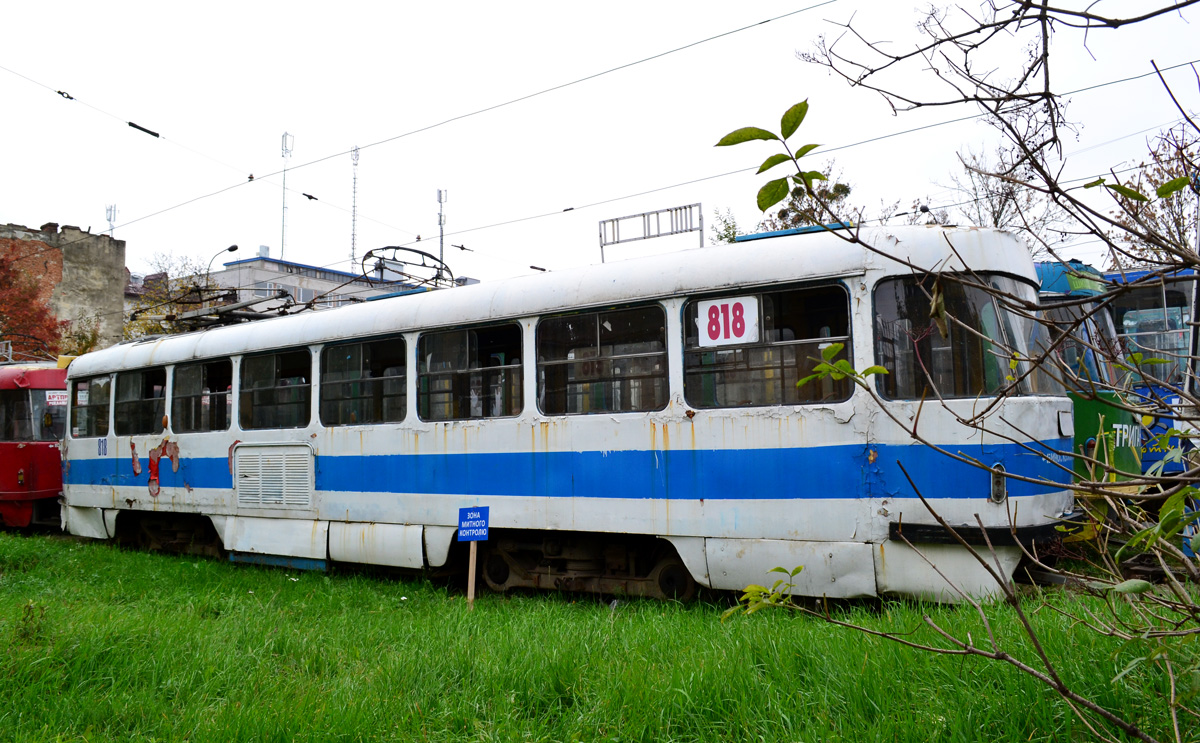 Львов, Tatra T4SU № 818
