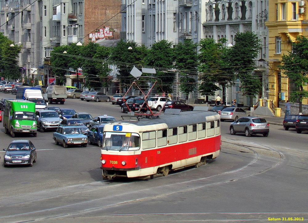 Харьков, Tatra T3SUCS № 7038