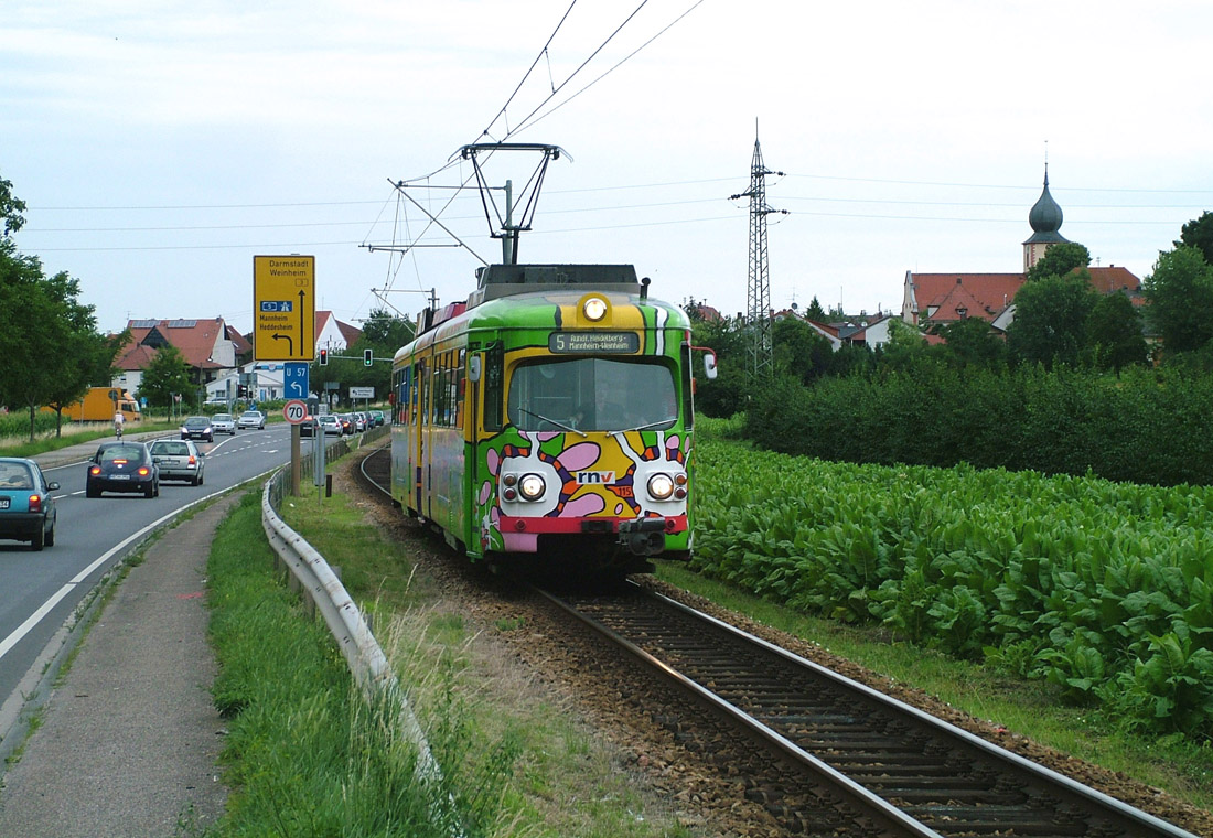 Рейн-Неккар, Duewag GT8K № 115