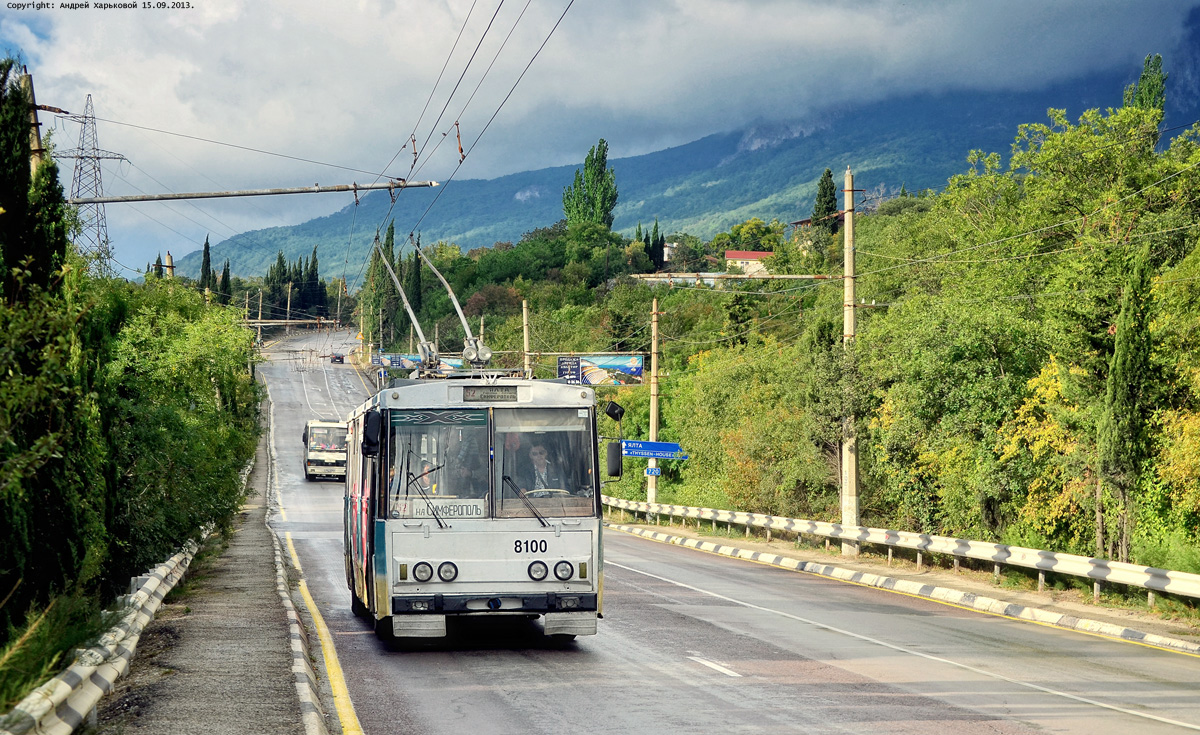 ყირიმის ტროლეიბუსი, Škoda 14Tr89/6 № 8100