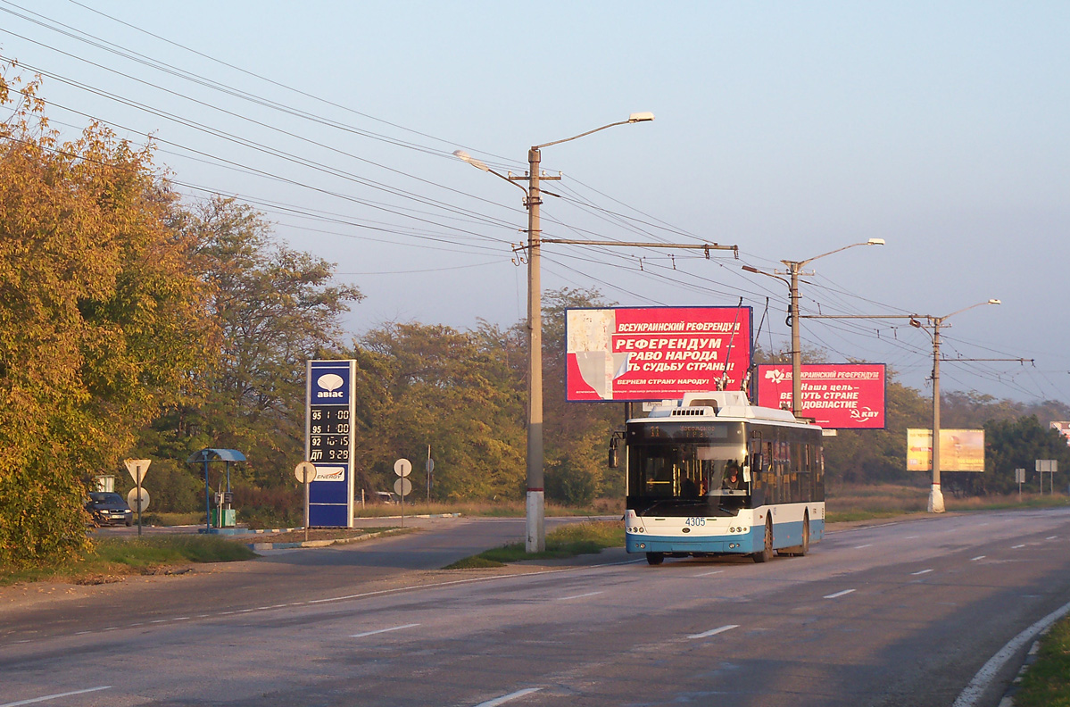 Крымский троллейбус, Богдан Т70110 № 4305