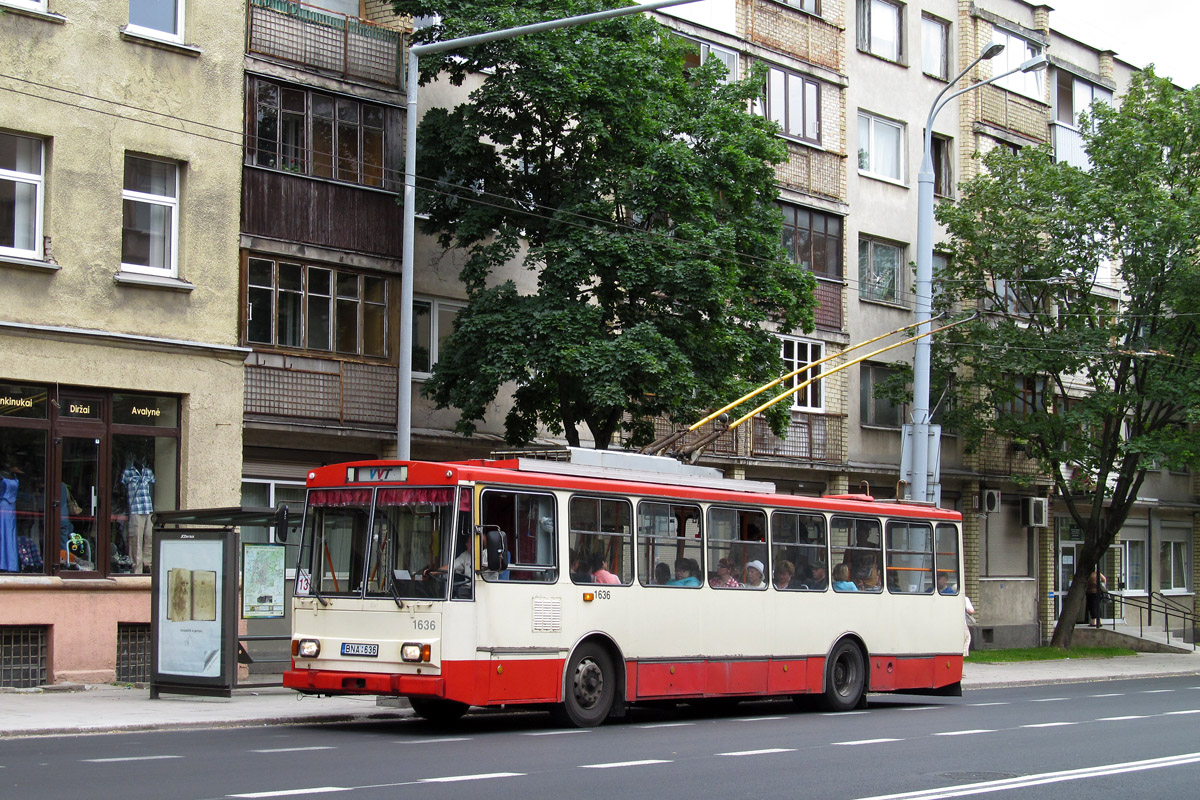 Вильнюс, Škoda 14Tr13/6 № 1636