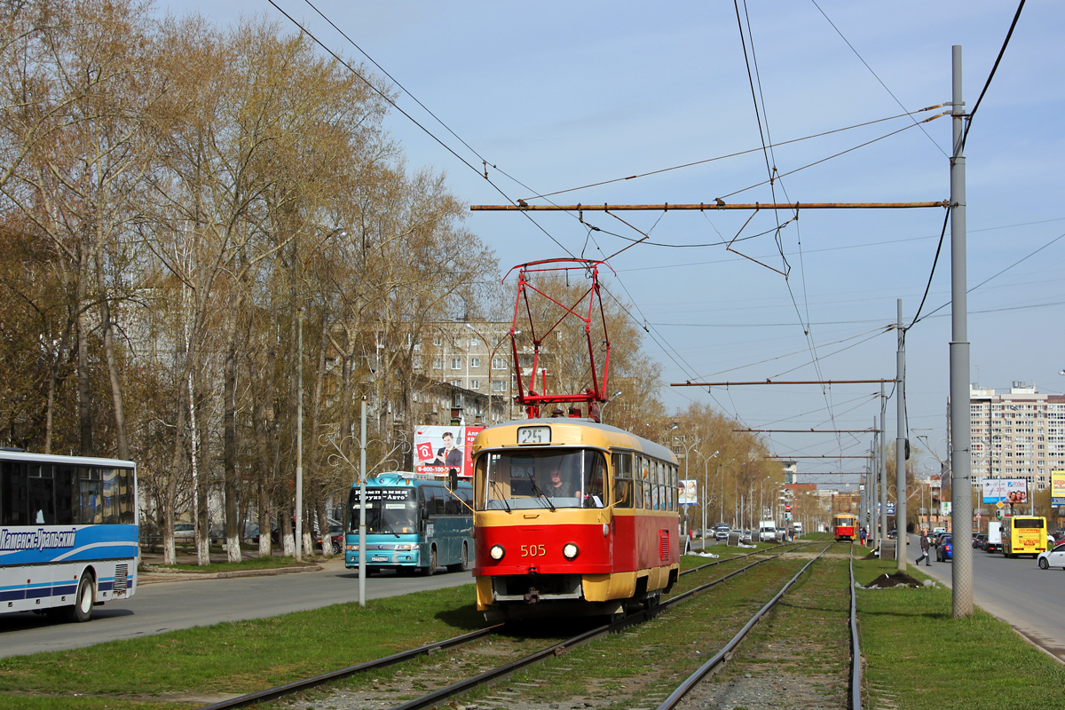 Екатеринбург, Tatra T3SU (двухдверная) № 505