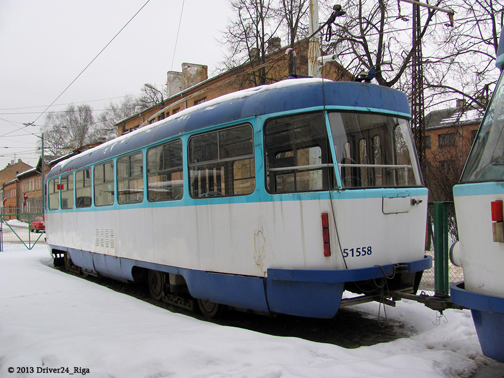 Рига, Tatra T3A № 51558