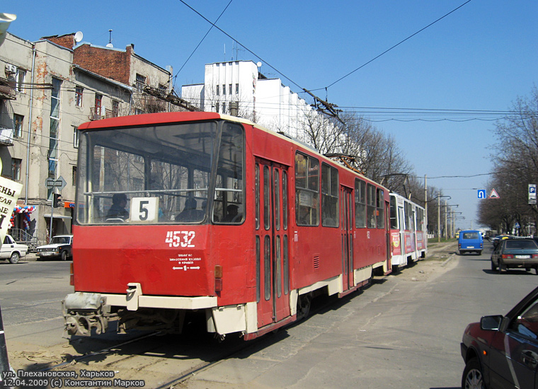 Харьков, Tatra T6B5SU № 4532