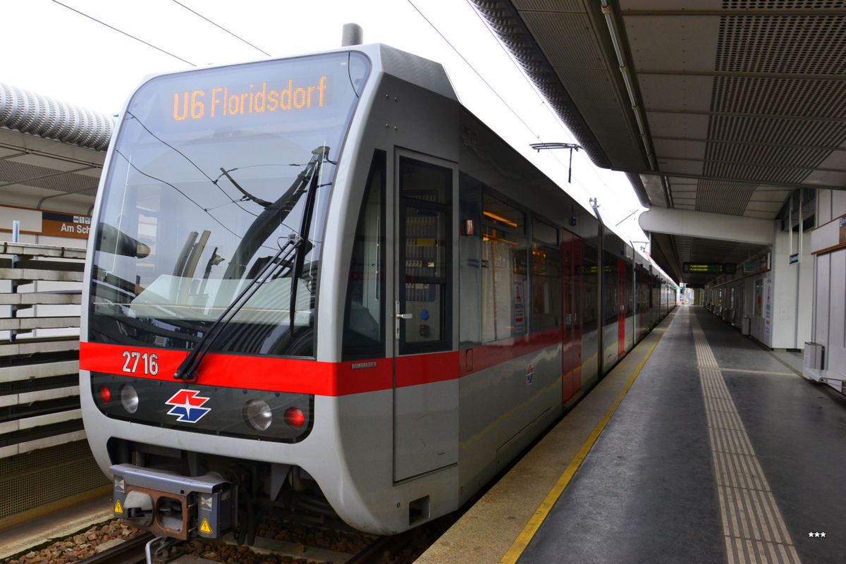 Vienne, Bombardier Type T1 N°. 2716; Vienne — U-Bahn — line U6