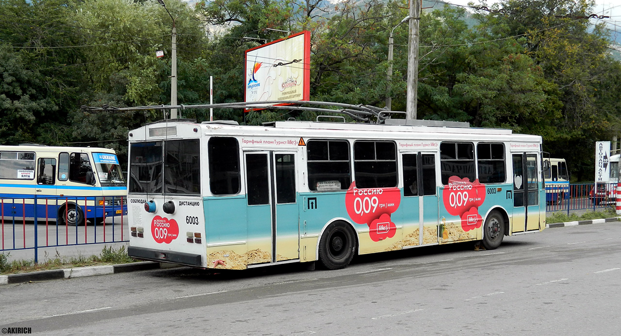 Крымский троллейбус, Škoda 14Tr02/6 № 6003