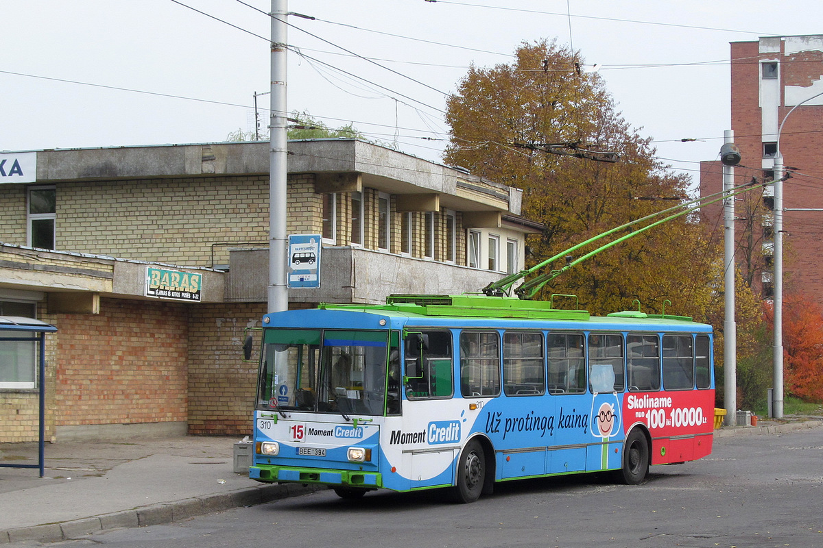 Каунас, Škoda 14Tr89/6 № 310
