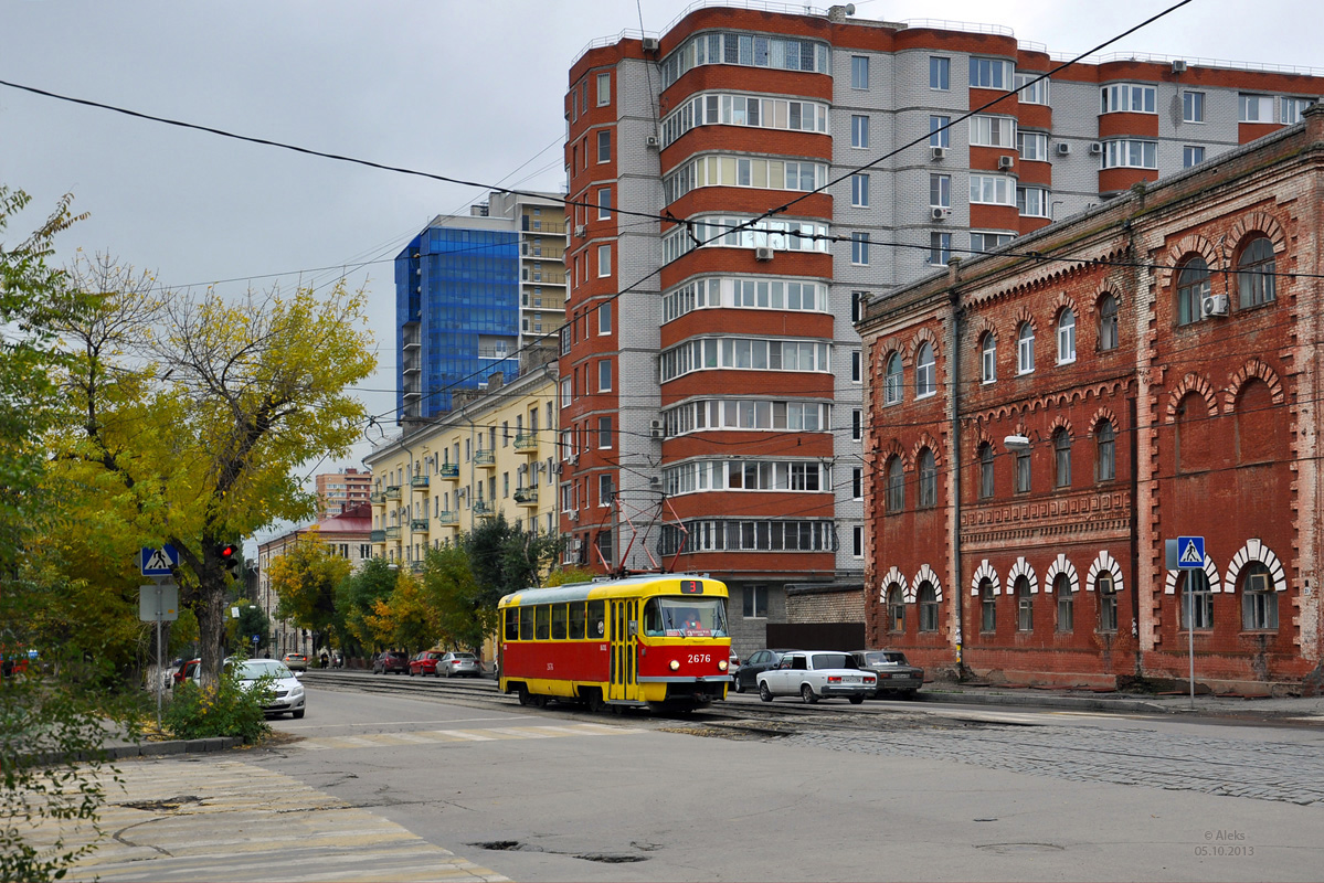 Волгоград, Tatra T3SU (двухдверная) № 2676