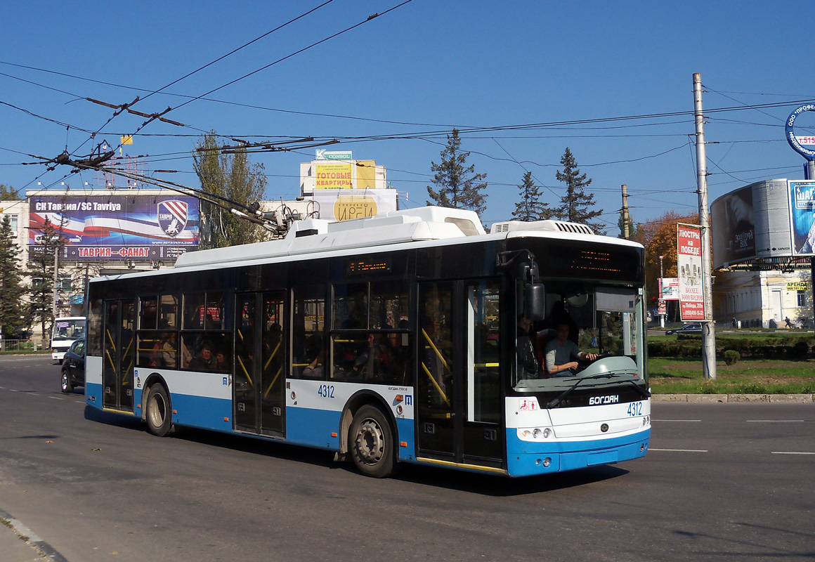 Крымский троллейбус, Богдан Т70110 № 4312