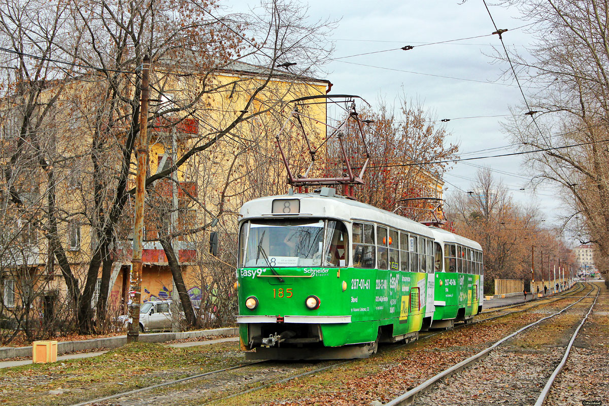 Екатеринбург, Tatra T3SU № 185