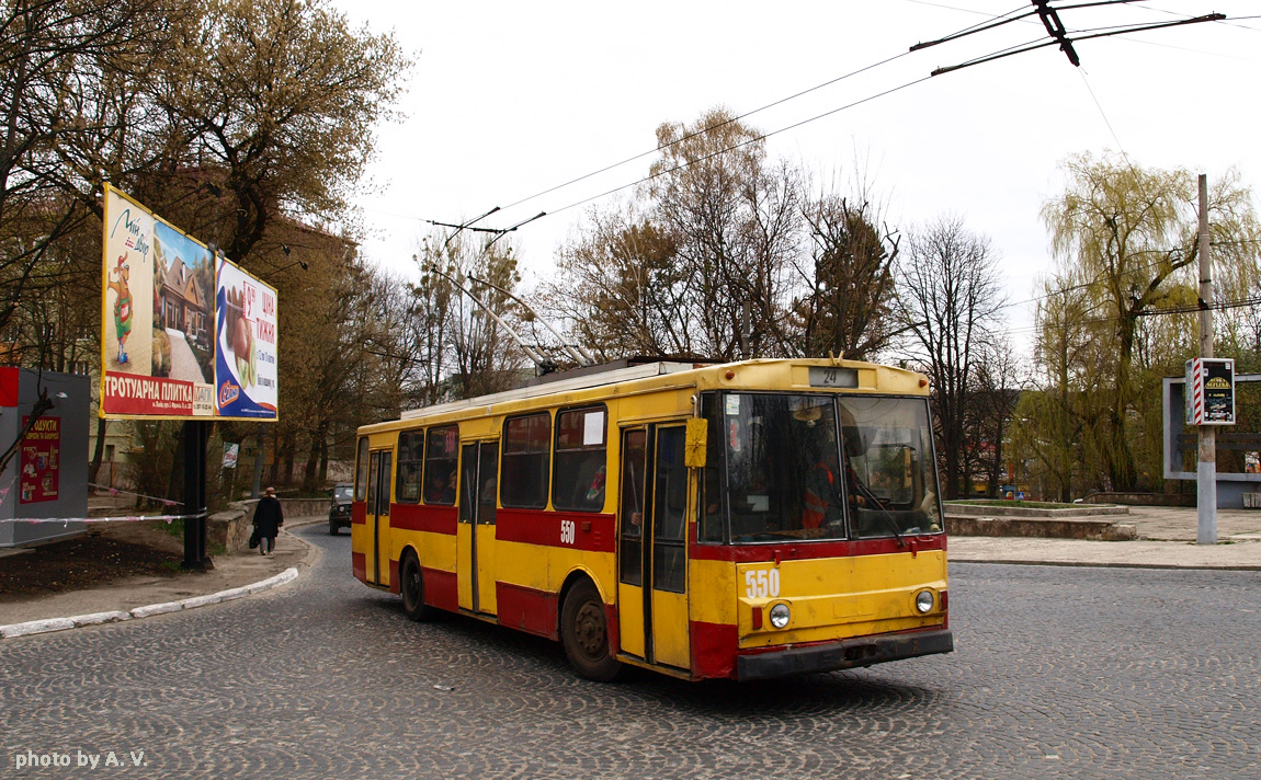 Львов, Škoda 14Tr89/6 № 550