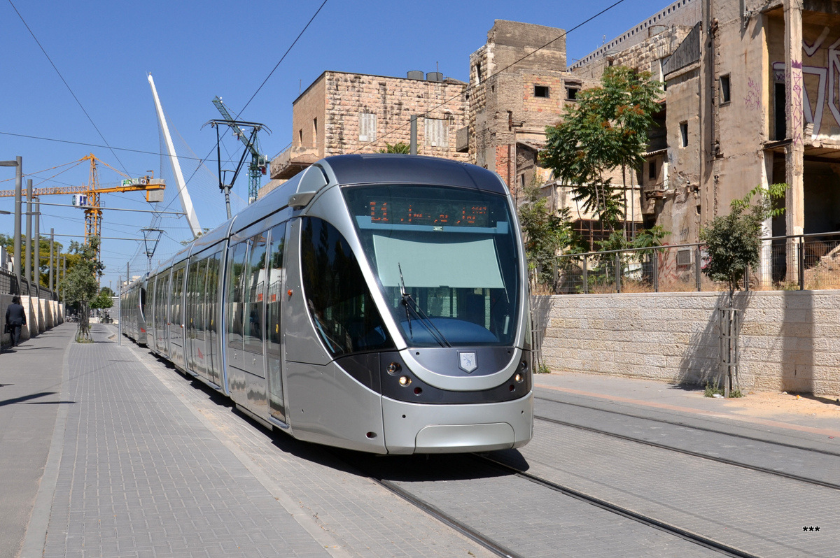 Иерусалим, Alstom Citadis 302 № 05