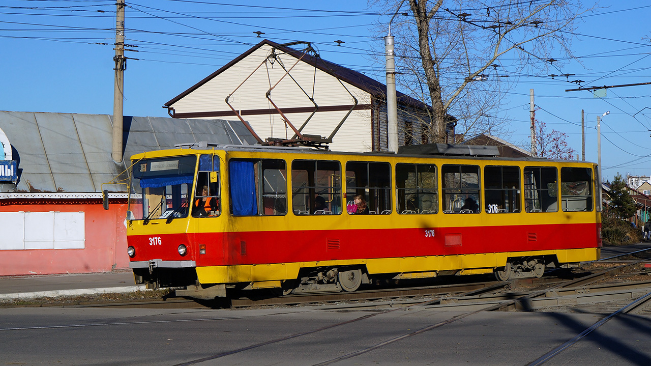 Барнаул, Tatra T6B5SU № 3176