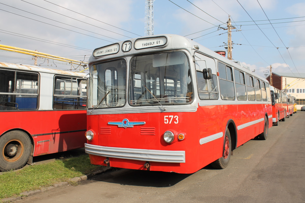 Будапешт, ЗиУ-5Д № 573; Будапешт — Троллейбусный парк
