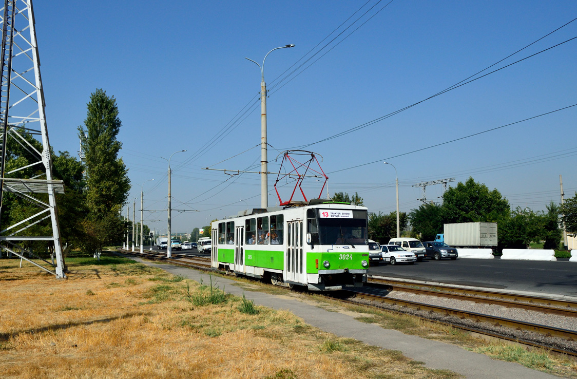 Ташкент, Tatra T6B5SU № 3024