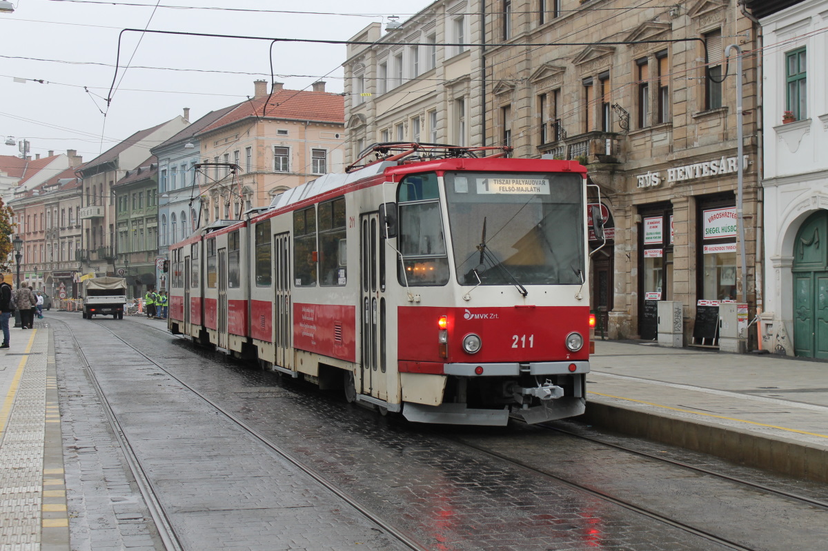 Miskolc, Tatra KT8D5 č. 211