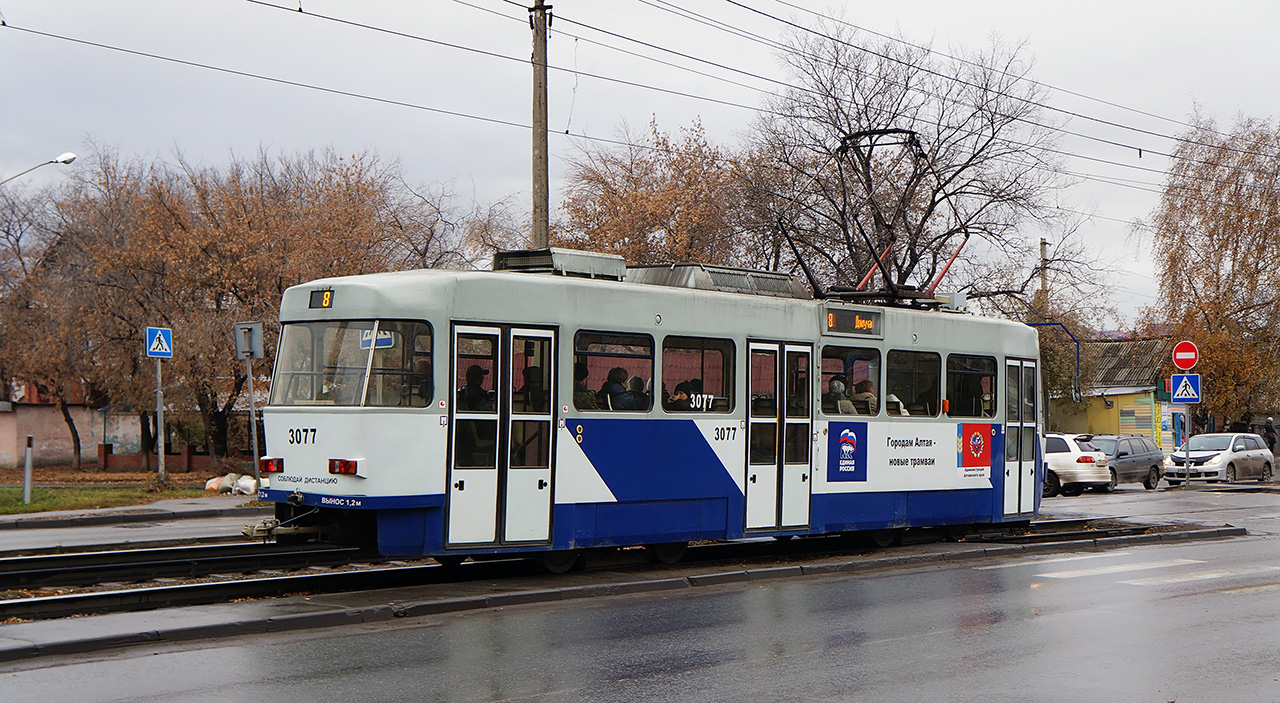 Барнаул, Tatra B3DM КВР Барнаул № 3077