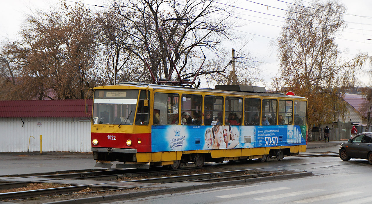 Барнаул, Tatra T6B5SU № 1022