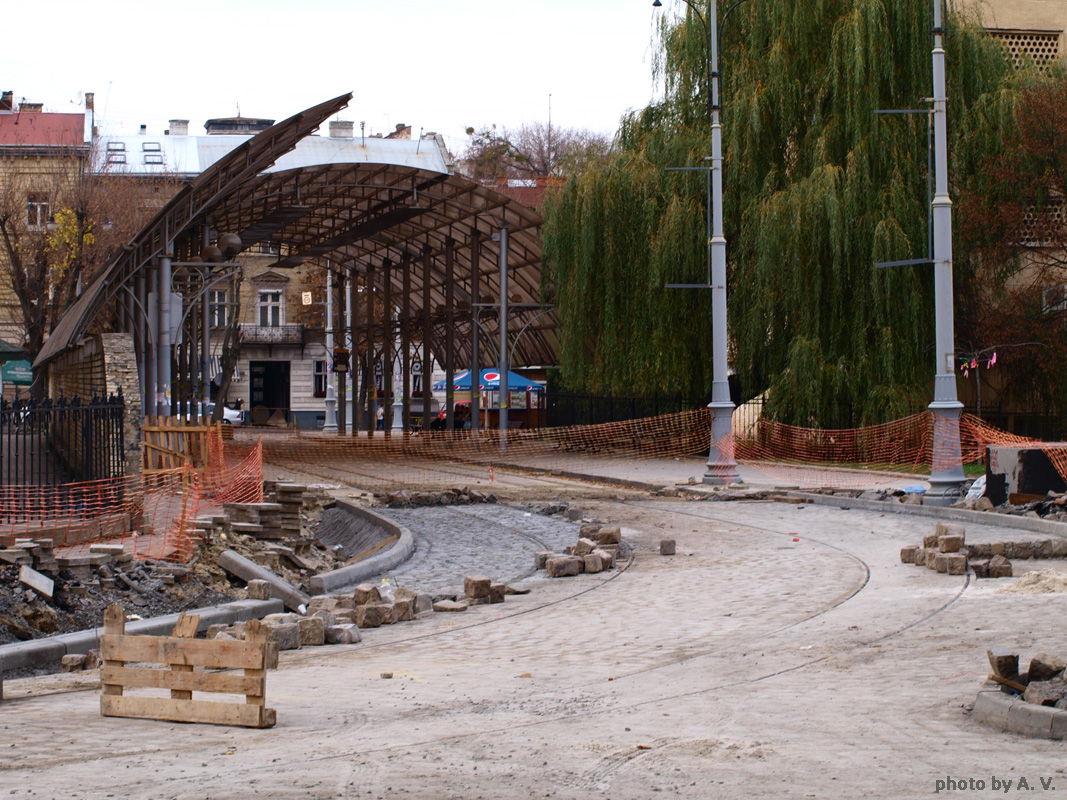 Lviv — Tracks reconstruction: Bandery & Kopernika str. [01.07-12.12.2013]