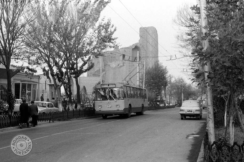 Самарканд, ЗиУ-682Б № 48; Самарканд — Старые фотографии — троллейбус
