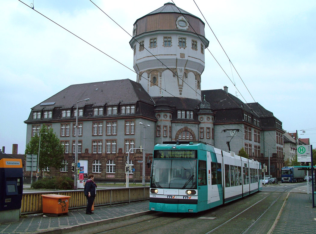 Rhein-Neckar, Duewag 6MGT Nr. 616 Rhein-Neckar, Duewag 6MGT Nr. 616