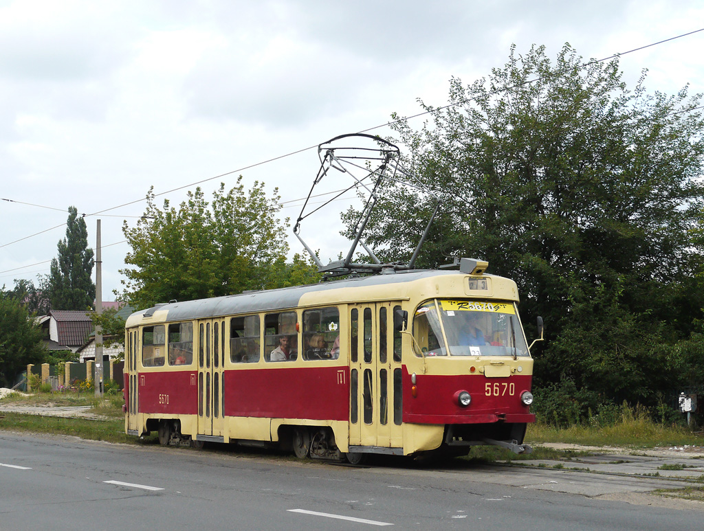 Киев, Tatra T3SU № 5670