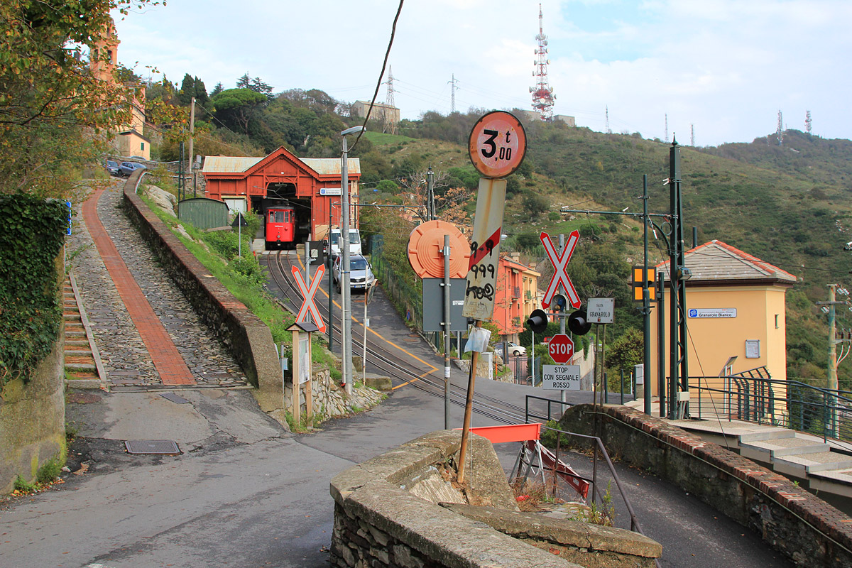Генуя — Зубчатая железная дорога Principe-Granarolo