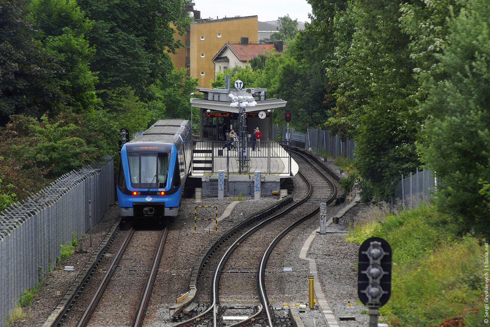 Стокгольм, Adtranz C20 № 2052; Стокгольм — Tunnelbana — Зелёная линия | Gröna Linjen