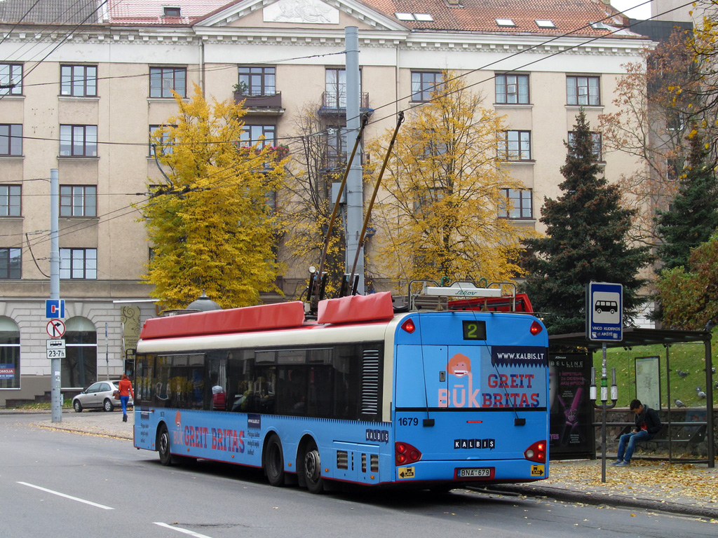 Вильнюс, Solaris Trollino II 15 AC № 1679