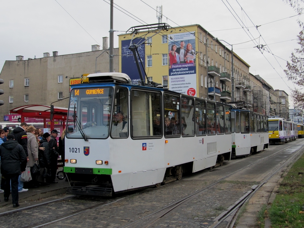 Щецин, Konstal 105Na № 1021