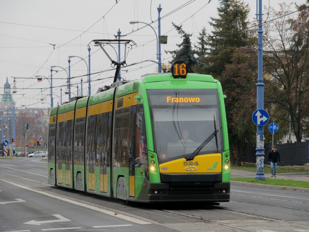 Poznań, Solaris Tramino S105p № 524