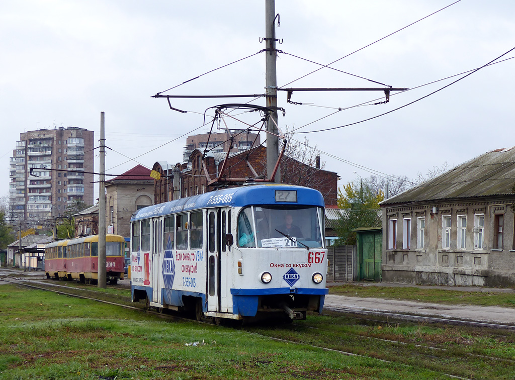 Харьков, Tatra T3SU № 667