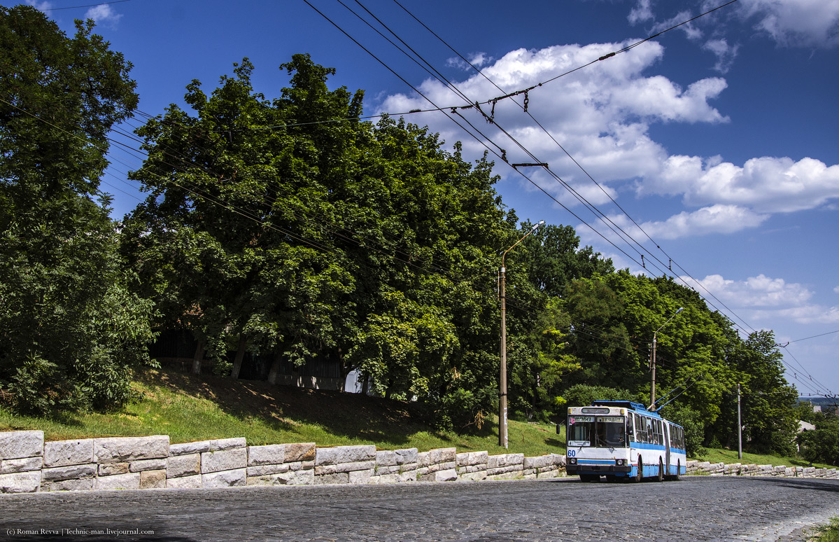 პოლტავა, YMZ T1 № 60; პოლტავა — Trolleybus lines and loops