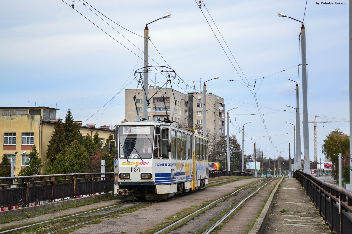 Львов, Tatra KT4D № 1164