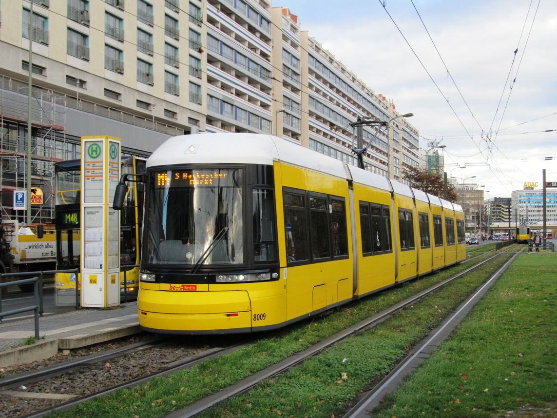 Берлин, Bombardier Flexity Berlin (GT8-08ER/F8E) № 8009
