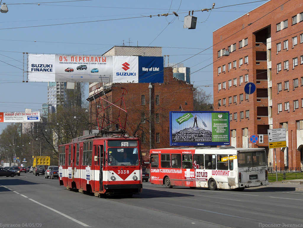Санкт-Петербург, ЛВС-86К № 3038 Санкт-Петербург, ЛВС-86К № 3038