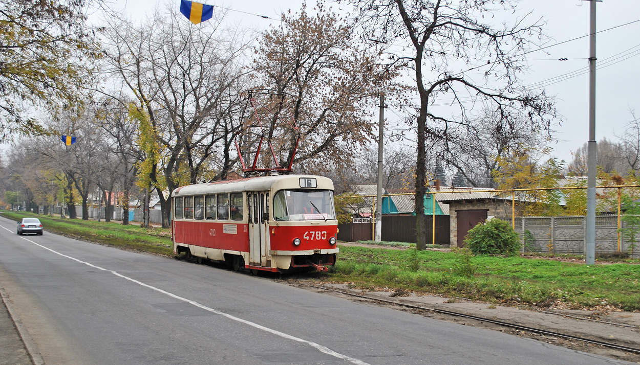 Донецк, Tatra T3SU (двухдверная) № 4783