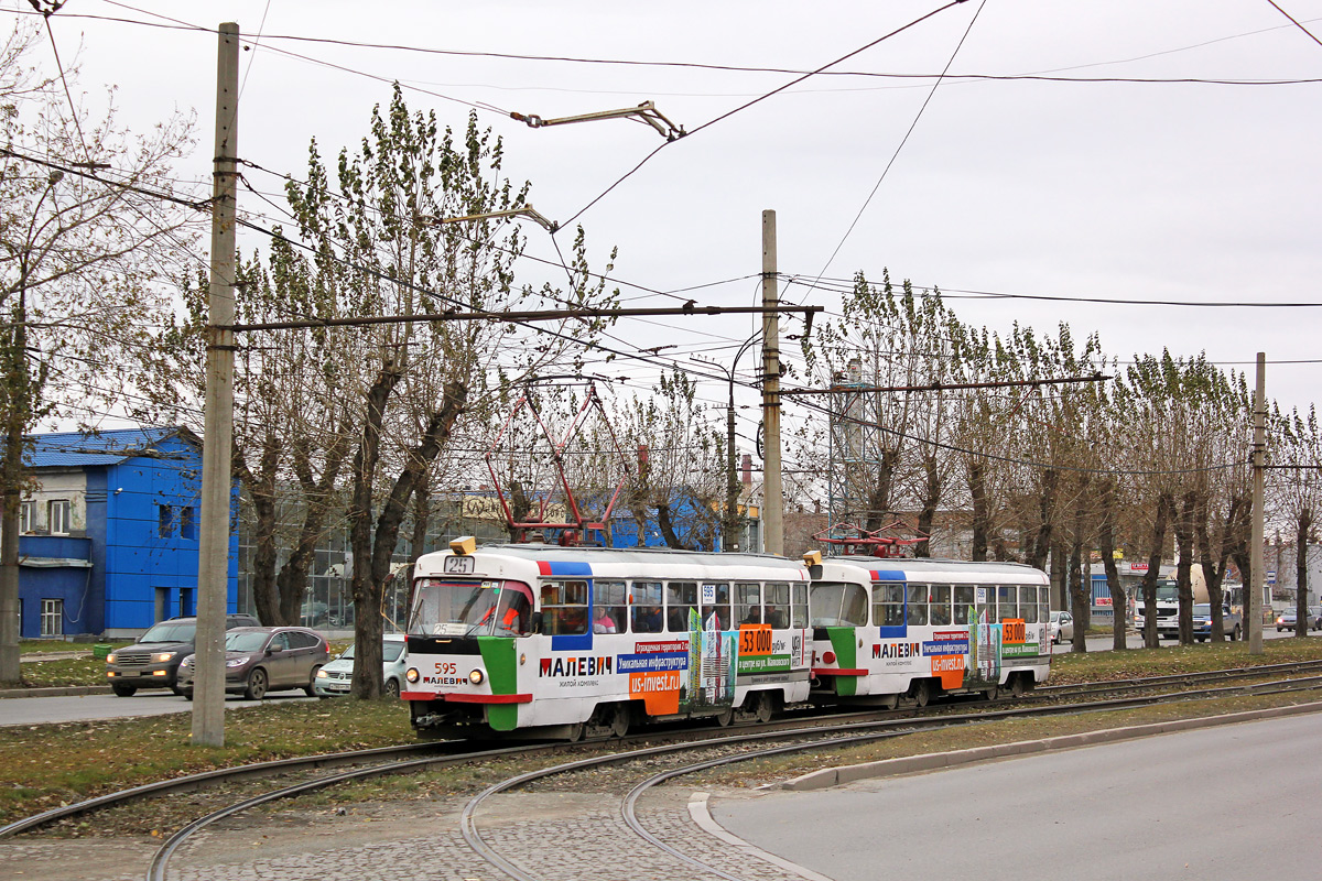 Екатеринбург, Tatra T3SU № 595