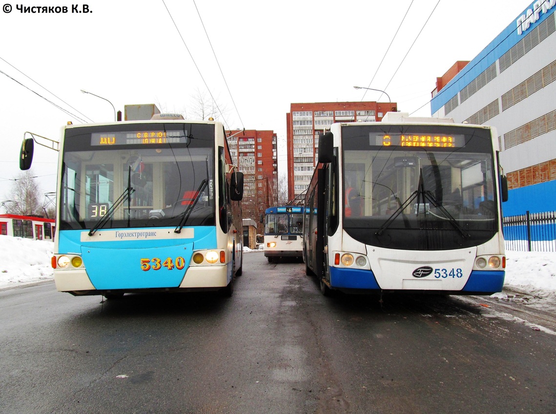 Санкт-Петербург, ВМЗ-5298.01 «Авангард» № 5340; Санкт-Петербург, ВМЗ-5298.01 «Авангард» № 5348
