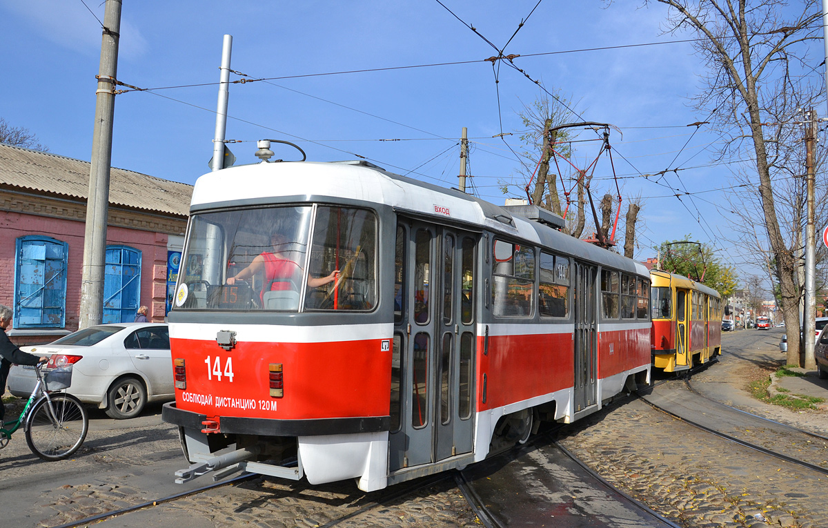 Краснодар, Tatra T3SU КВР ТРЗ № 144; Краснодар, Tatra T3SU № 078