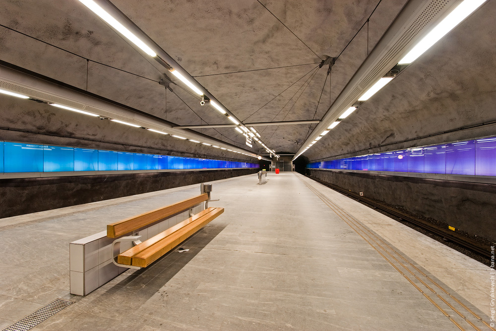 Стокгольм — Tunnelbana — Зелёная линия | Gröna Linjen
