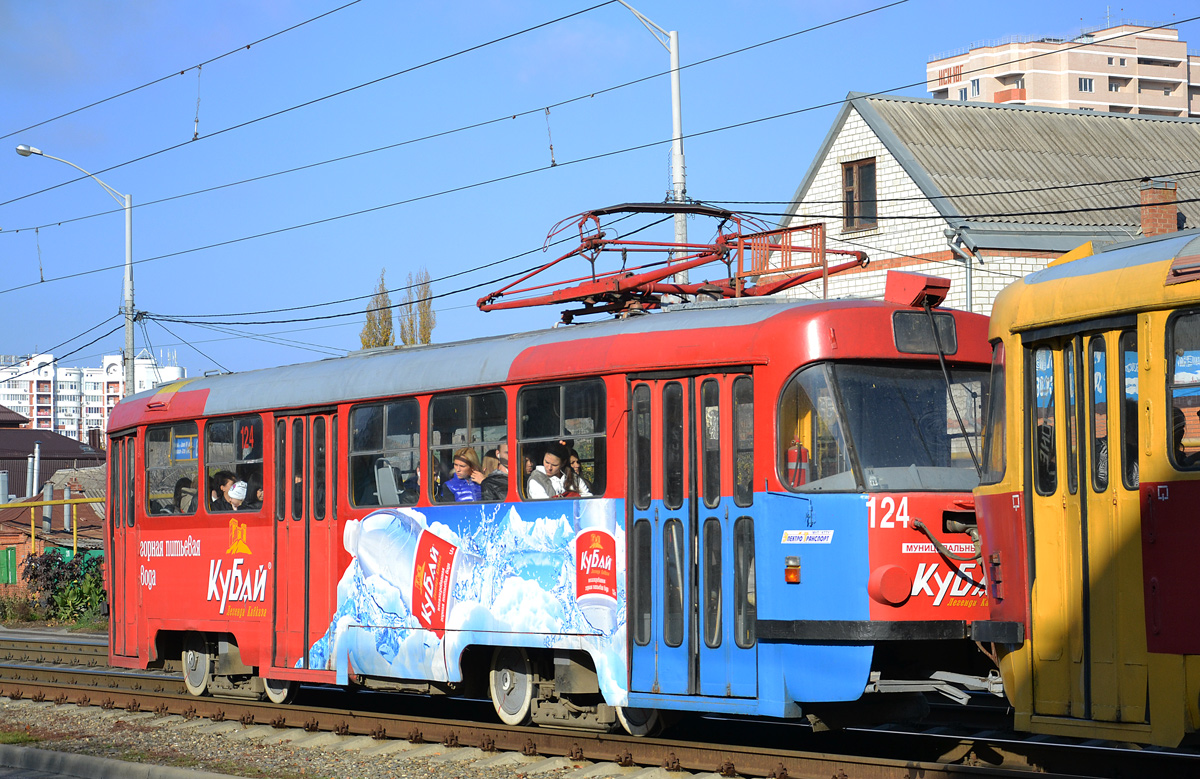Краснодар, Tatra T3SU № 124