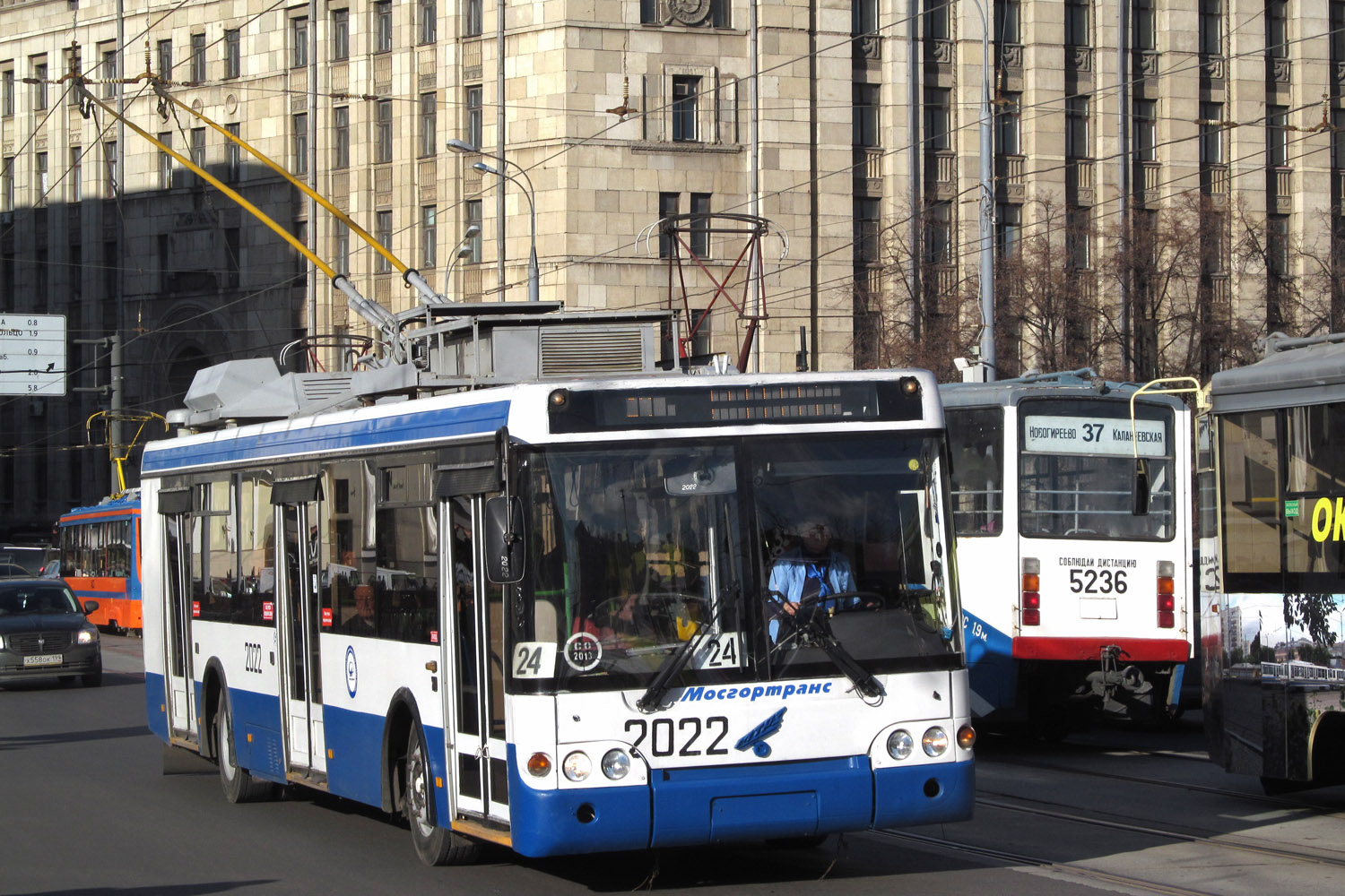 Москва, МТрЗ-52791 «Садовое Кольцо» № 2022