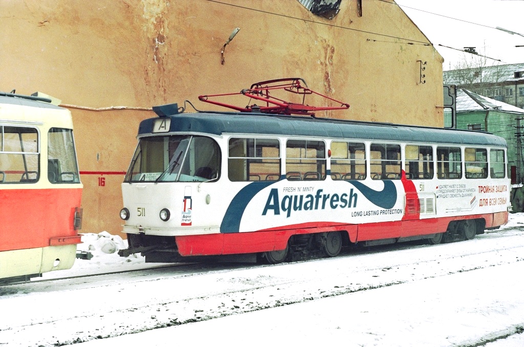 Екатеринбург, Tatra T3SU (двухдверная) № 511