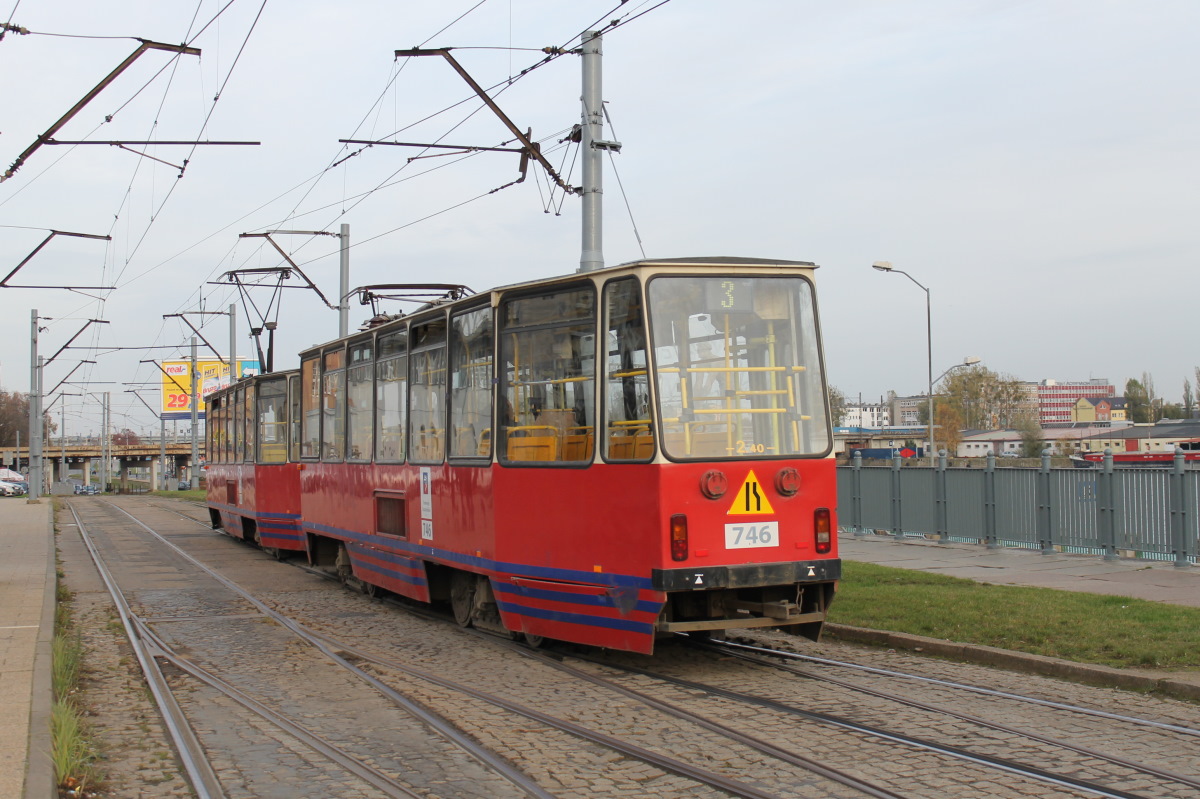 Щецин, Konstal 105Ng/D № 746