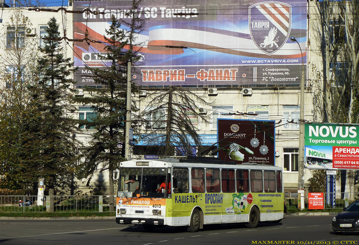 Крымский троллейбус, Škoda 14Tr11/6 № 4013