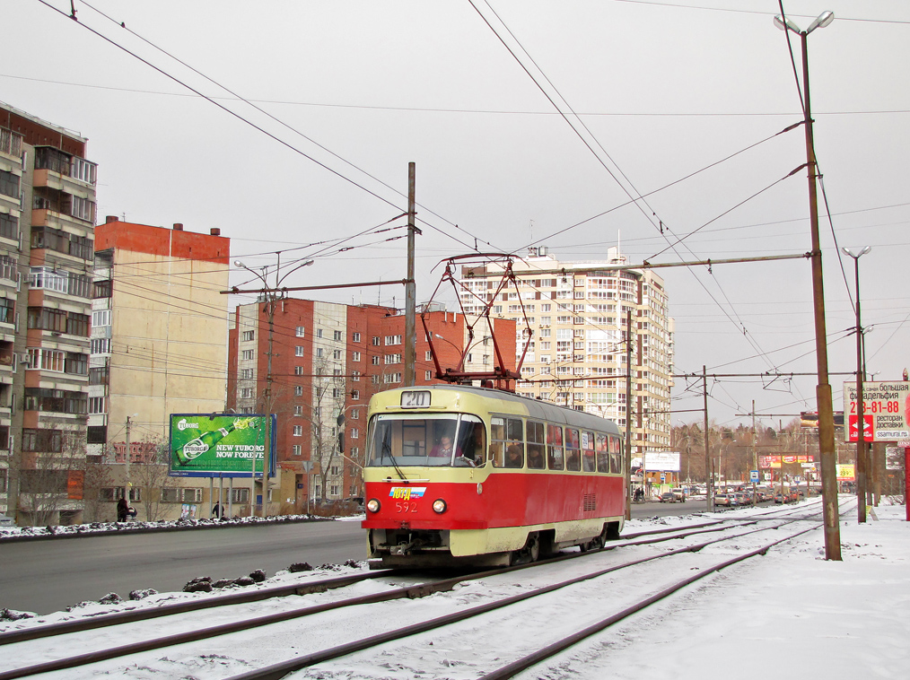 Jekaterinburga, Tatra T3SU № 592