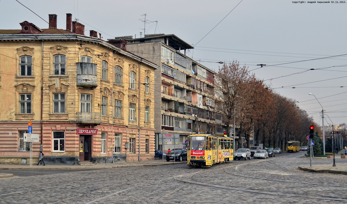 Львов, Tatra KT4D № 1166
