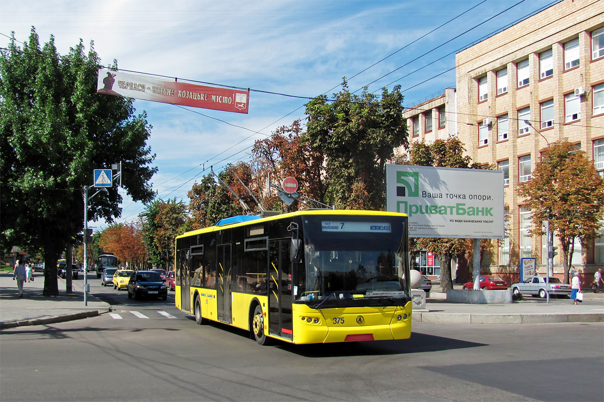 Черкассы, ЛАЗ E183D1 № 375